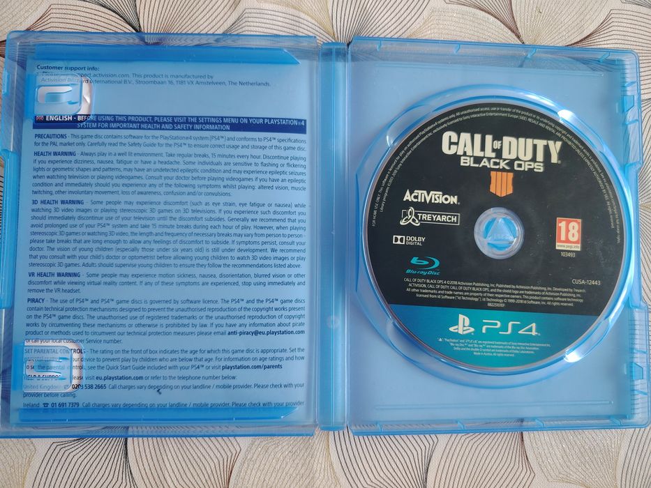Игра за PS4 Call of duty black ops