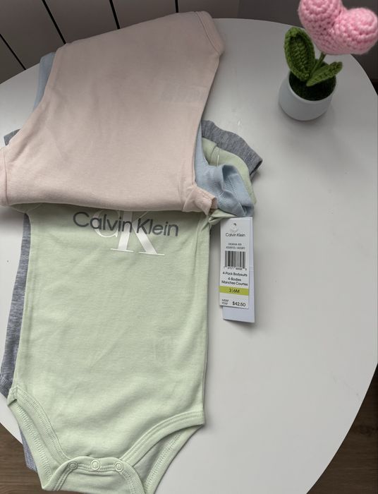 Calvin Klein - бебешки бодита 4бр