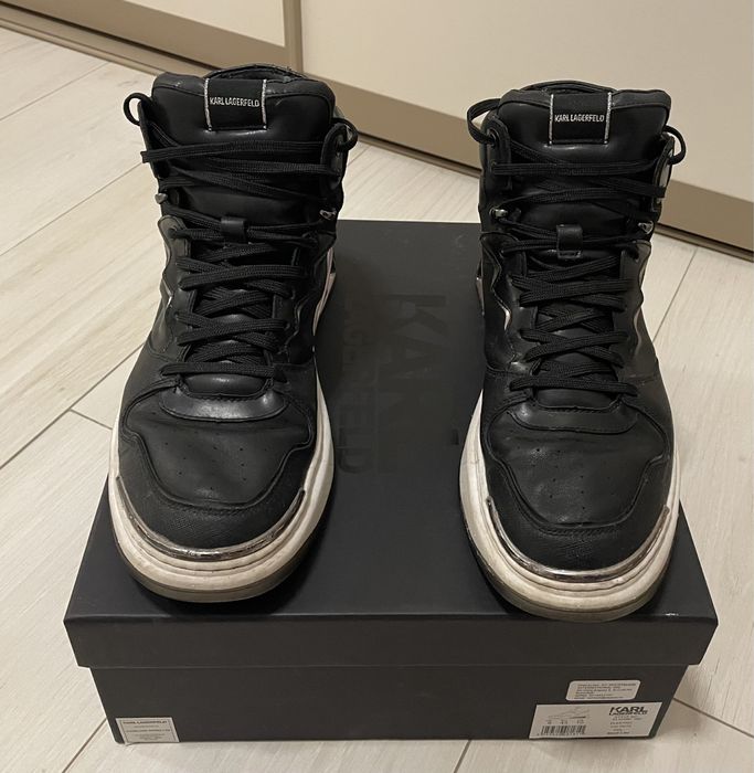 Ghete din piele Karl Lagerfeld marimea 43