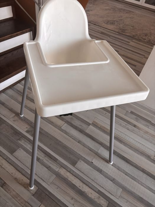 scaun înalt de masă bebe IKEA Antilop si tava