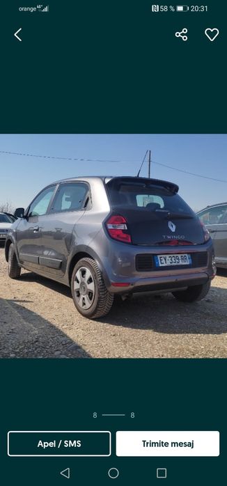 Dezmembrez renault twingo 2017