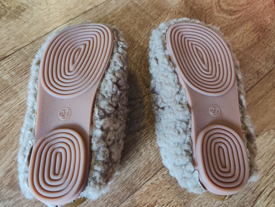 Плюшевые балетки