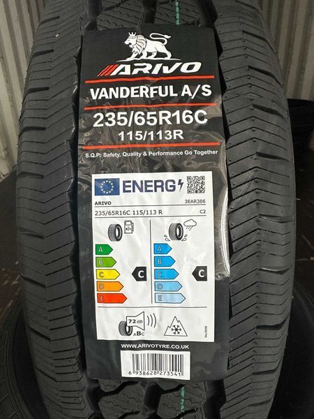 Нови Всесезонни Бусови Гуми Arivo Vanderful A/S 235/65R16C