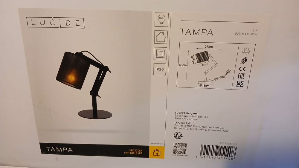 Lampa TAMPA  de Lucide Noua
Seria: TAMPA