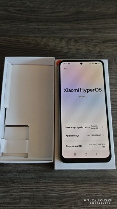 Като нов GSM XIAOMI REDMI NOTE 12, 128GB, 4 GB