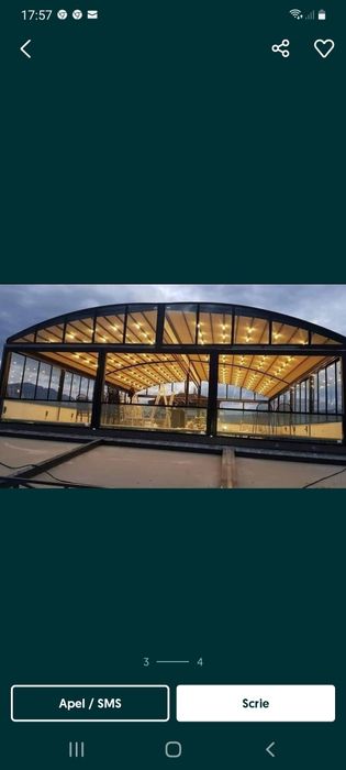 Producător pergole .sticla . În rate