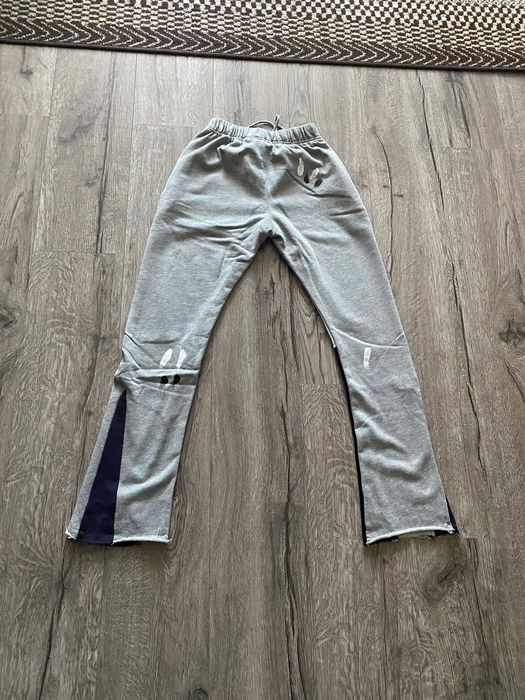 Gallery Dept Grey Flared Joggers Sweatpants Black Paint