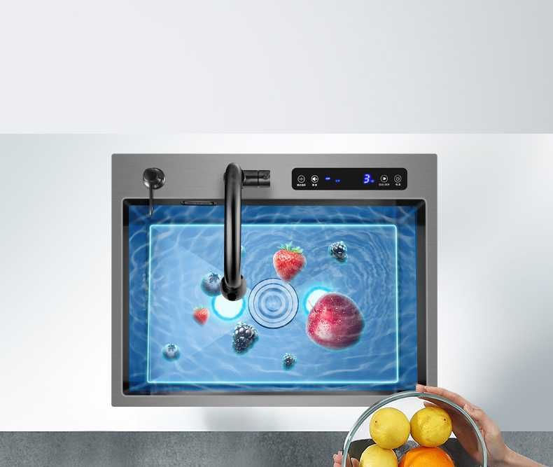 Ултразвкукова мултифункционална кухненска мивка 60см