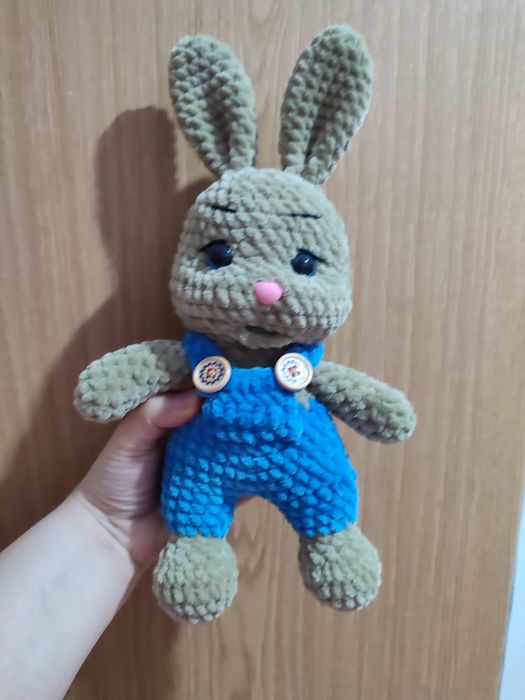 Ръчно изработена плетена играчка, зайче, мече и други