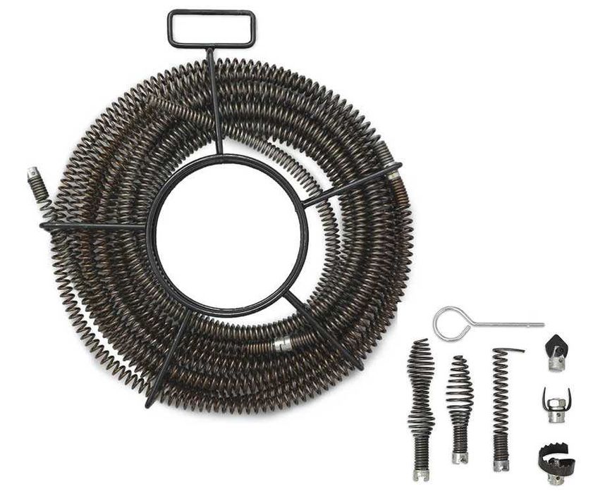 Нова спирала/пружина за машина за отпушване на канали 20 метра 16мм