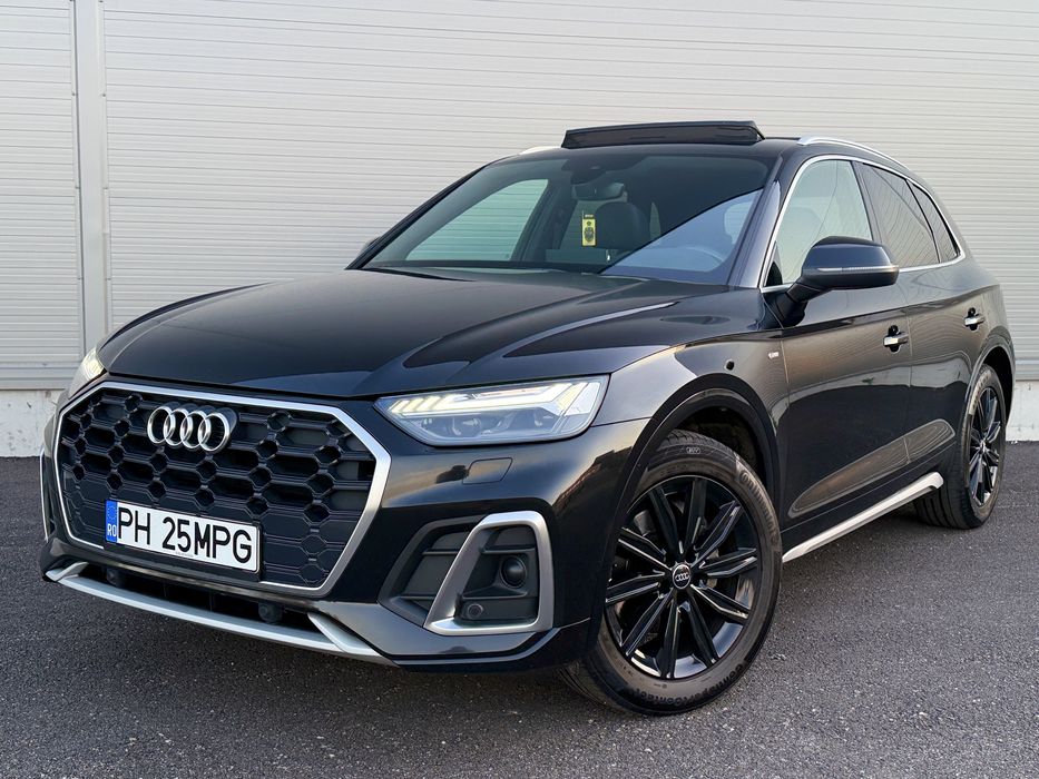 Audi Q5 S-line facelift 2021 2.0 diesel • panoramic • cockpit digital • ambientale • impecabil• revizie full efecuata
