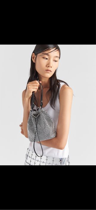 Prada Mini Crystal Satin Bag, оригинал