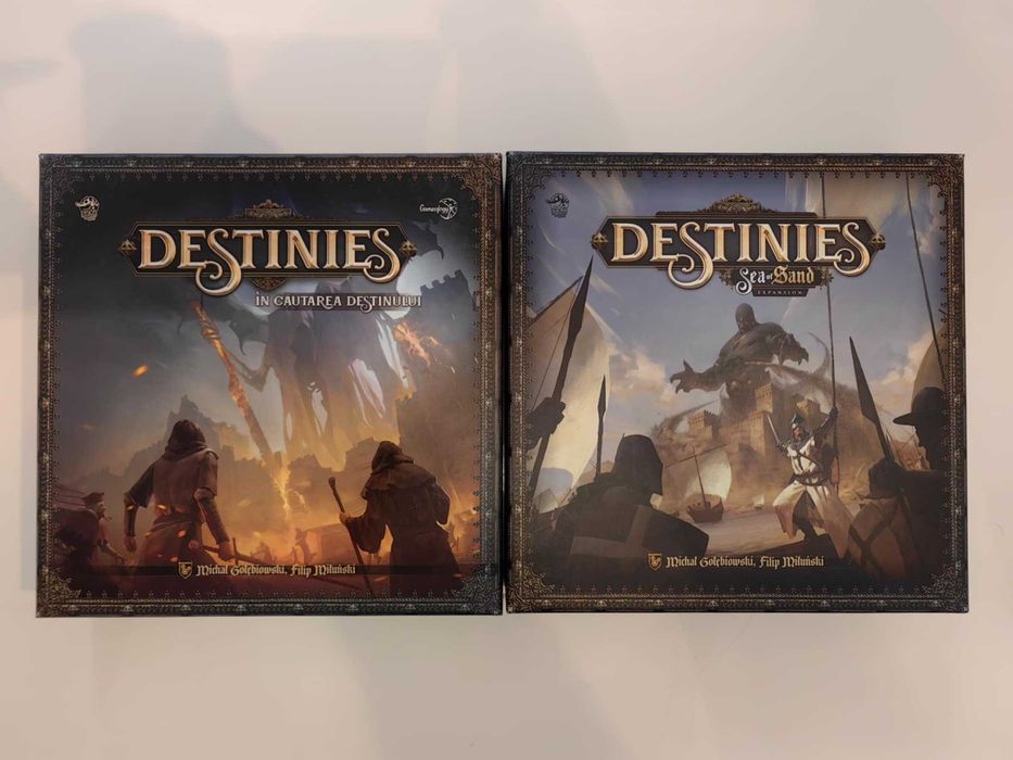 Jocuri de societate DESTINIES – RO + Sea of Sands (EN)