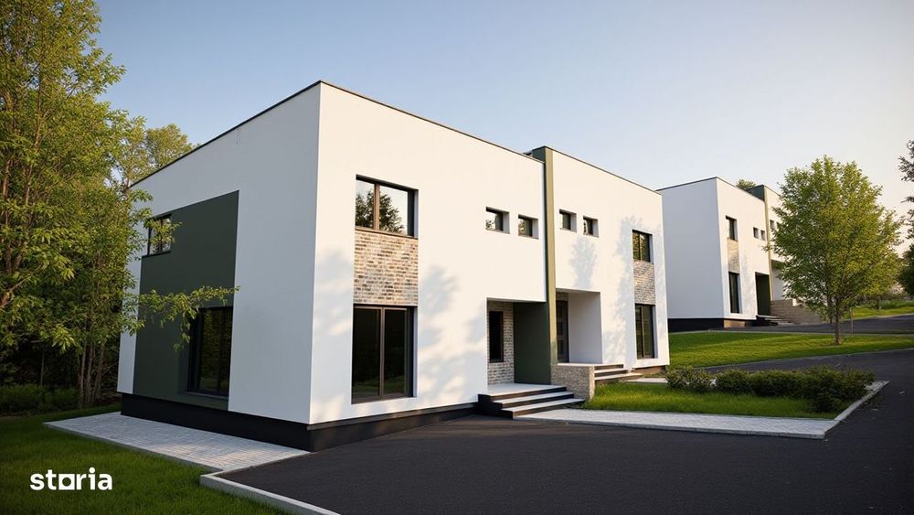 Casă tip Duplex 128 mp utili stadiu semifinisat zona Brădet
