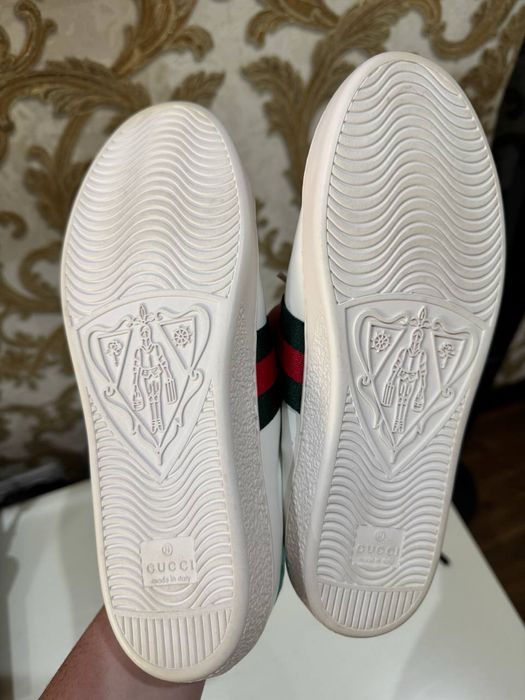 Женские кожаные кеды Gucci, новые, 36-37 размер