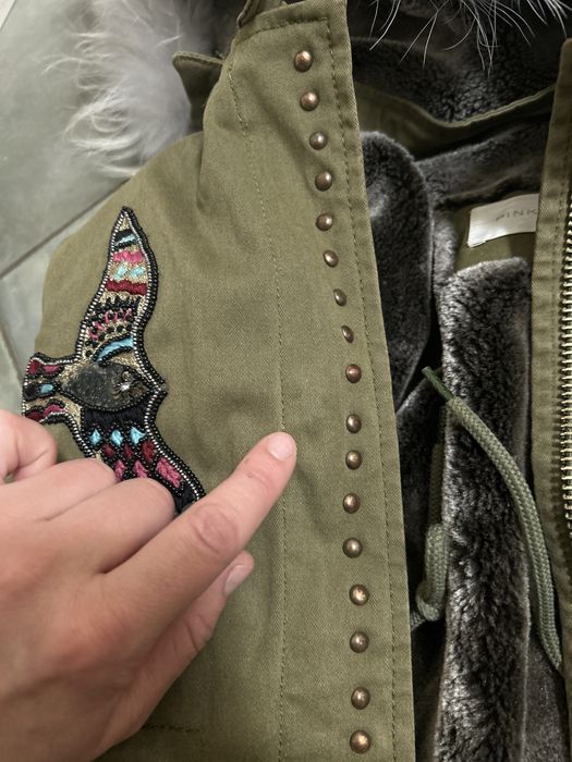 Детска парка яке палто PINKO, XXS, 6-7г