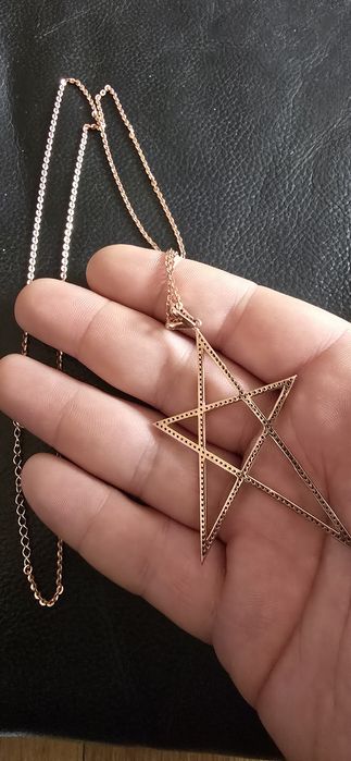 Lant argint aurit 62 cm