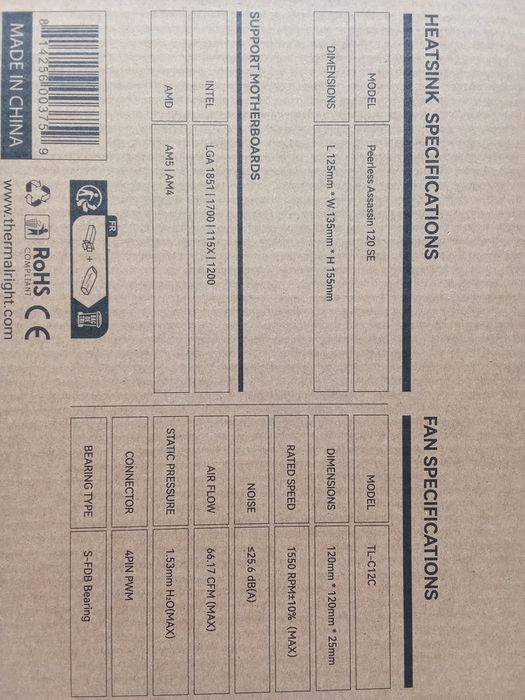 Новый двухбашенный кулер THERMALRIGHT