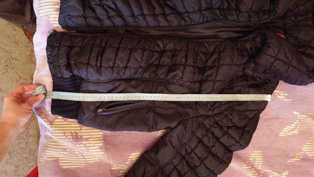 Женская черная куртка, размер XL