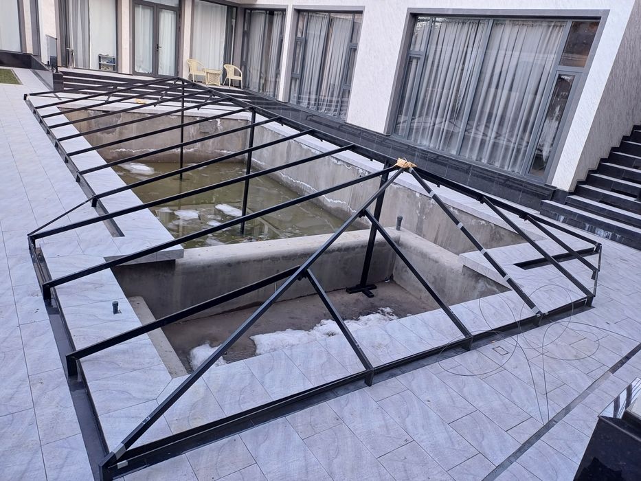 Bassen baner banner tent бассен банер баннер тент сетка установка кила