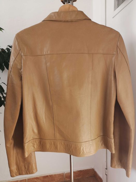 Дамско яке от естествена кожа, М