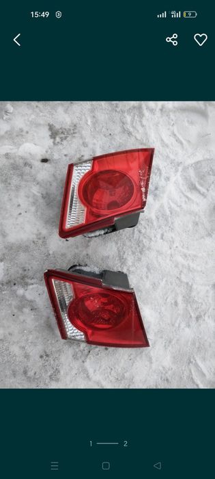 Продам заднии стопы от Шевроле Круз
