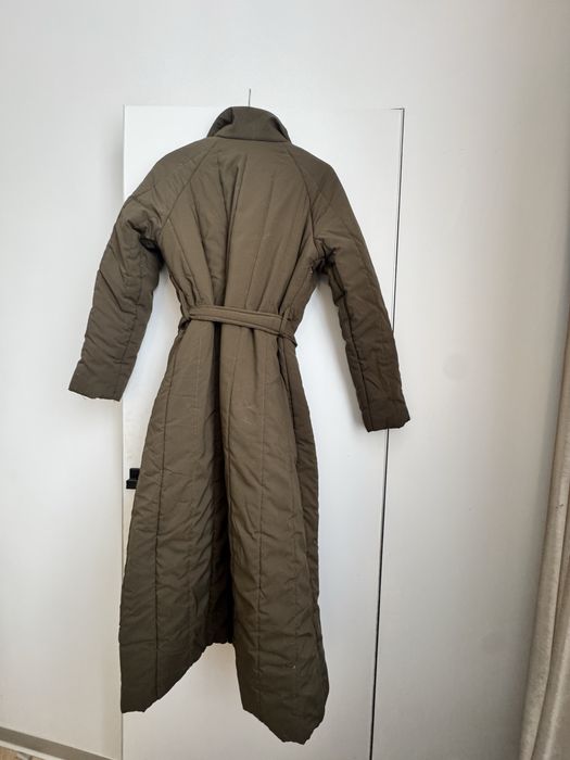 Пуховик длинный теплый