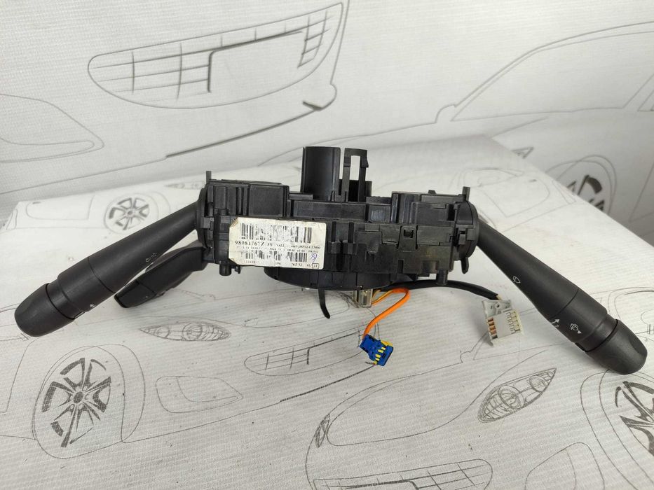 Ansamblu manete comenzi volan + spiră Peugeot 208 I 98081767ZD 2015 / [2012-2019] / (5B3)