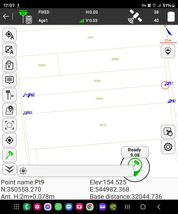 Lucrări topografice și geodezice de precizie,  Cadastru