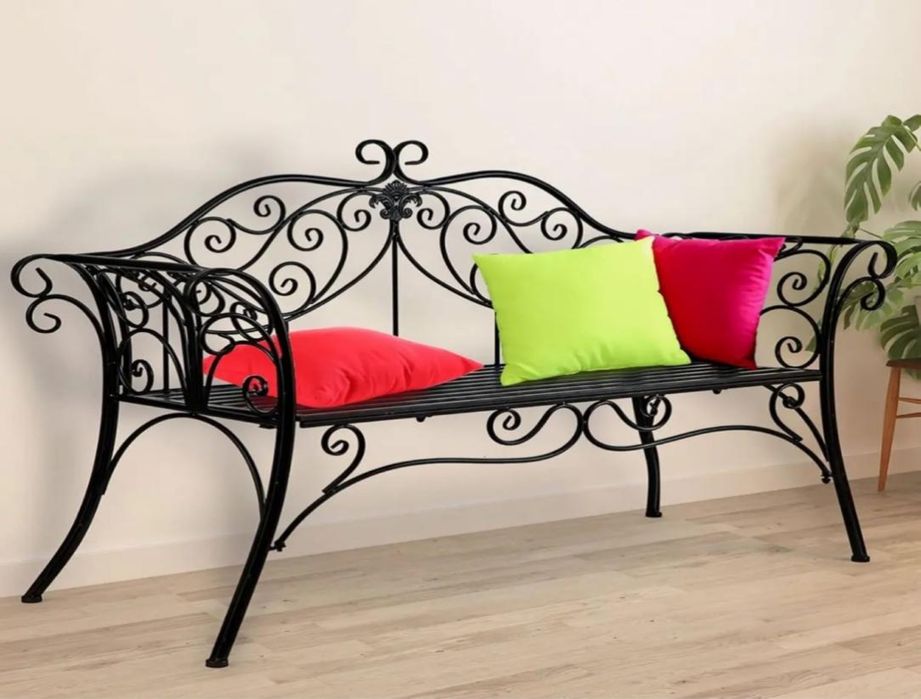 Градинска метална пейка с безплатна доставка