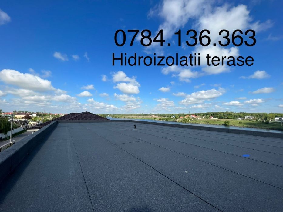 Hidroizolatii terase de bloc, terase vile , terase hale