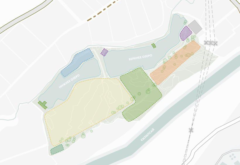 Продается бывший лагерь Озера с тиритория 11.4 гектар  земли ограждени