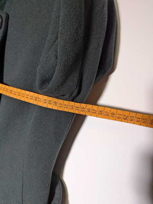 Palton damă verde Daniel Hechter, lână, cașmir, 42, elegant, clasic