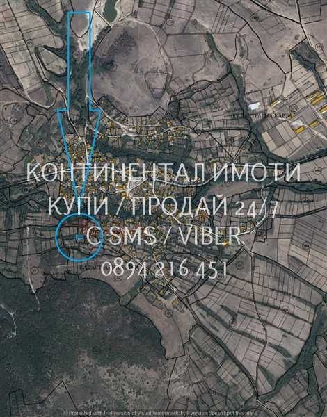 код 63188. Дворно място 510м2 със стара разрушена къща,