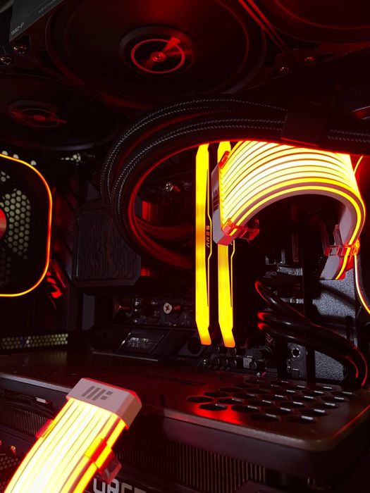 Moshniy arzon kompyuter | Red Dragon Style | Ryzen 5 5600 RTX 5060