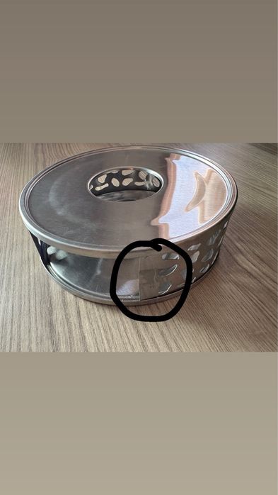 Подгревател за чайник/чай от неръждаема стомана ECCOE