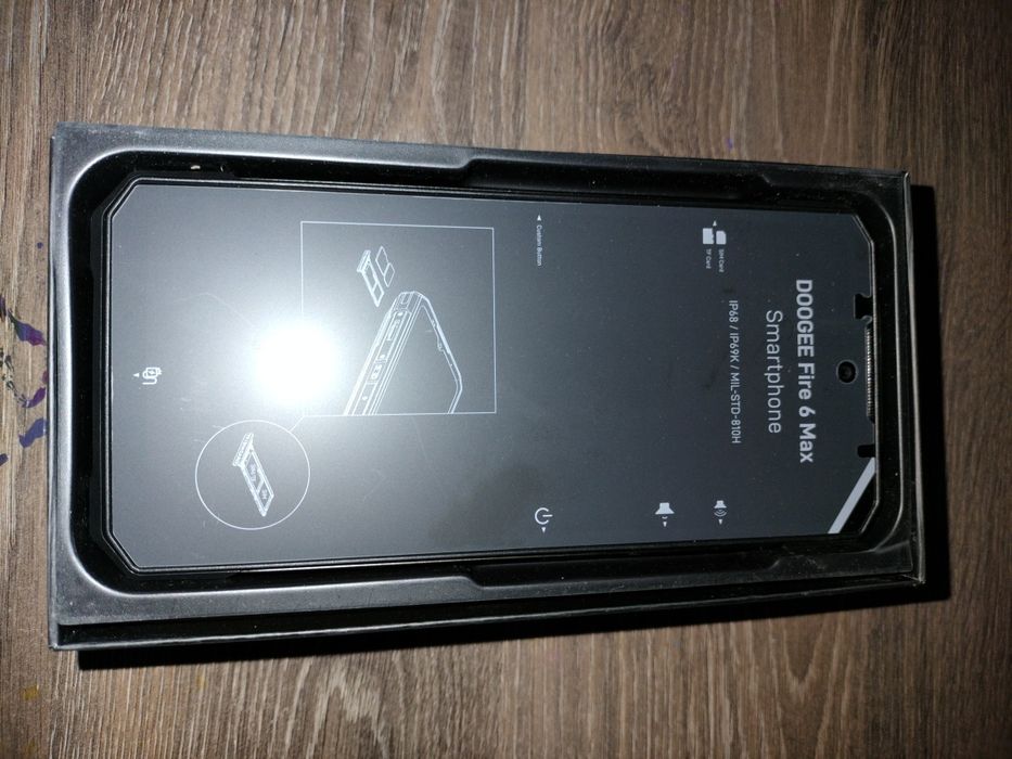 Telefon mobil Doogee Fire 6 Max Thermal Camera 5G, Dual SIM, Dimensity 7050, 6.72-inch 120Hz 20GB ram 256GB Lanterna 120 lumeni NFC 20800mAh