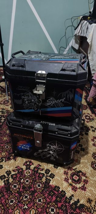 Гофра ящик для мотоцикла и скутера