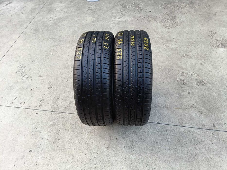 Doua anvelope de vara 225 45 19 pirelli cinturato P7 run flat