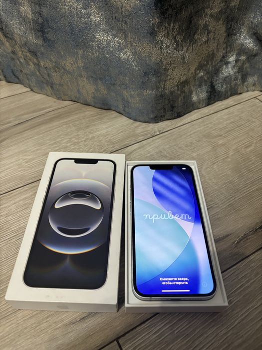 iPhone 16e 256GB White — 91% АКБ, полный комплект