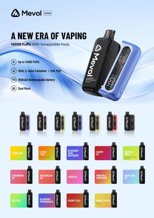 Vape Mevol 14000 Puffs pachet 3 buc