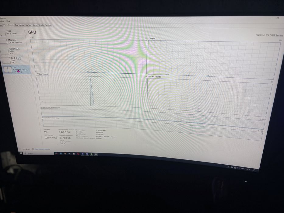 RYZEN 5 3600; Rx 580 8gb; 16 gb 3200MHZ t-force ram настолен геймин