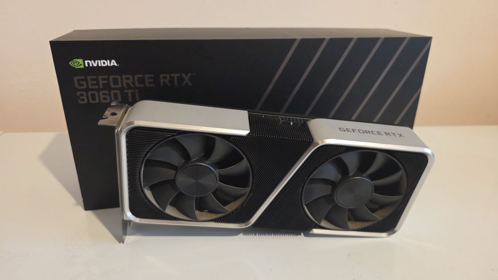 placa video Nvidia RTX 3060 TI founders edition
