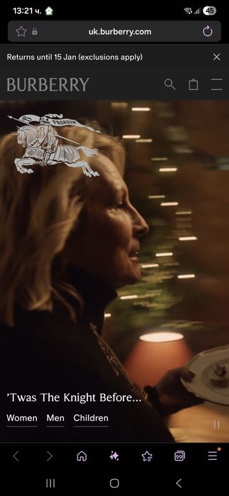 Оригинална дамска  риза Burberry