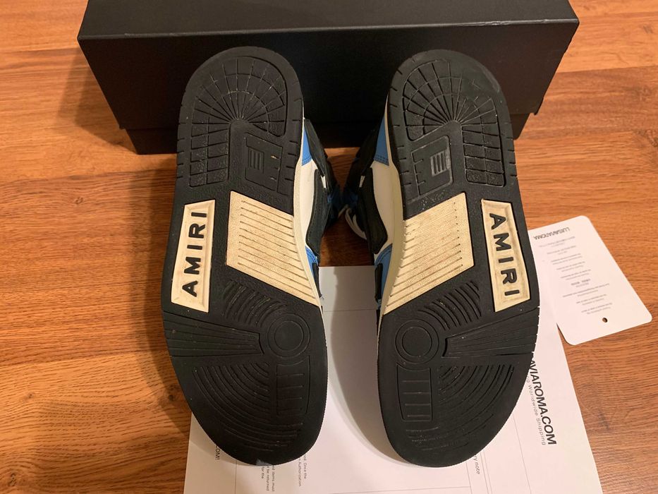 Sneakers AMIRI SKELETRON Top Hi Leather_Marime 42_piele_ORIGINALI