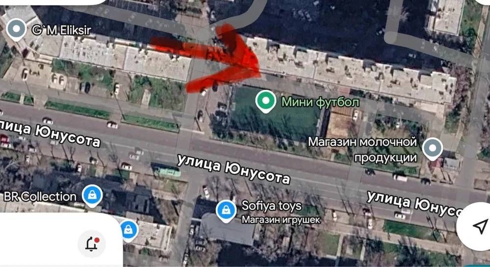 Нежилое помещение: вдоль дороги Юнусабад 15 квартал, ул. Ахмад Дониш