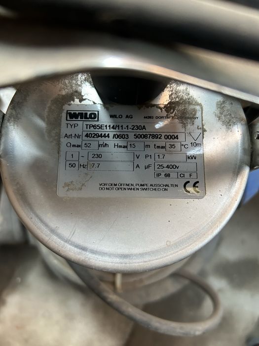 Погружной дренажный насос Wilo Drain TP 65E 114/11-1 -230A