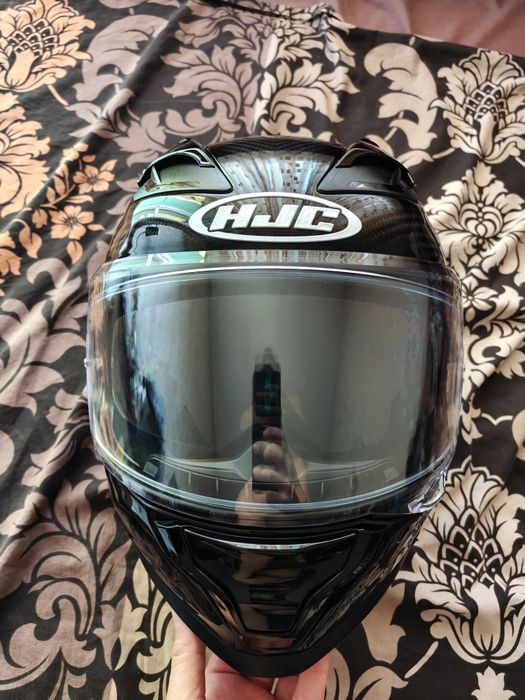 Карбонова каска за мотор HJC F71 Carbon