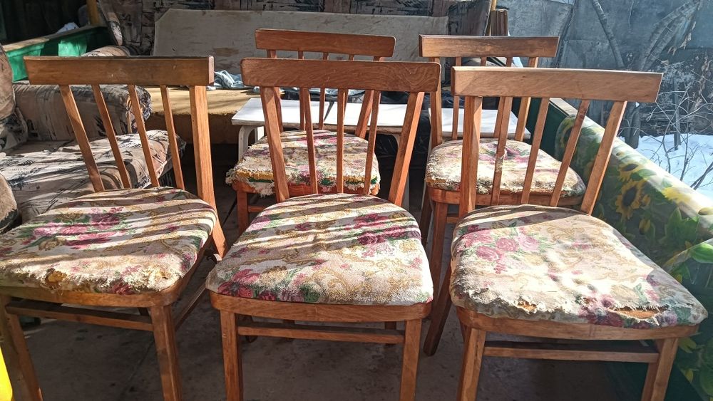 Мебель бу. Стулья 5 шт.