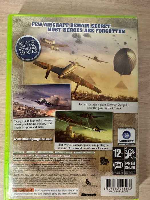 Blazing Angels 2: Secret Missions of WWII pentru Xbox 360